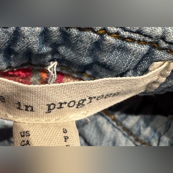 Life in Progress Western Boho Denim Shirt - Picture 14 of 16